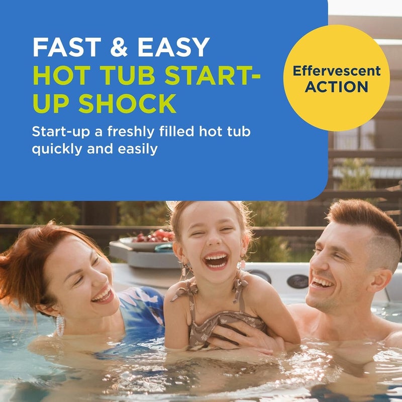Frog Jump Start for Hot Tubs - Start-Up Chlorine Shock Removes Organic Contaminants & Establishes Chlorine Level - Hot Tub Set Up & Treatment - 12 Pack - Image 2